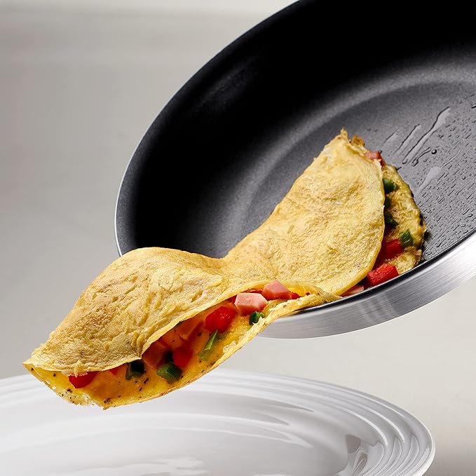 Tramontina Professional 14-Inch Non Stick Extra Large Frying Pan, Heavy-Gauge Aluminum Skillet with Reinforced Nonstick Coating, Red Handle, Dishwasher and Oven Safe
