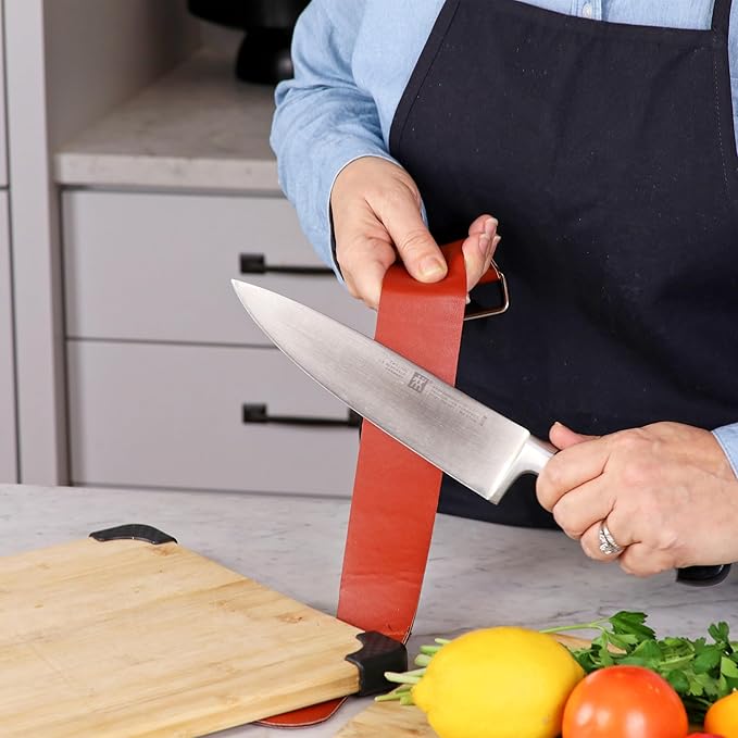 Rolling Knife Sharpener for Kitchen Knives - Sharpening Kit for all Knife Set - 360 & 600 Diamond - 1000 Whetstone & 3000 Ceramic, 4 Angles, CNC Aluminum Alloy Base, Modern Futuristic Aesthetics