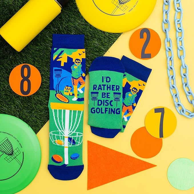 Lavley Funny Socks for Sports Fans and Players - Cool Novelty Gifts for Men, Women, & Teens