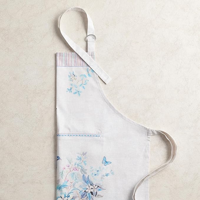 Maison d' Hermine 100% Cotton Apron for women with Pocket Kitchen Chef Apron for Men Cooking Gardening Server Waitress