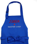 Kids Apron - Embroidered Personalized Cooking Custom Apron with Name, Adjustable, Cotton, with Pockets, for cooking