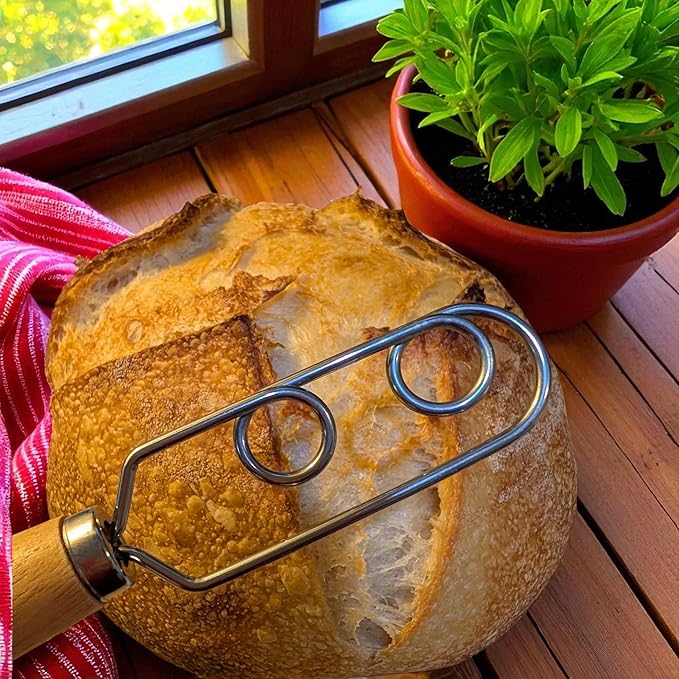 Sourdough Starter Stirring Hook | Improve the Mixing Standard Of Your Starter For Better Baking Results | Up Your Sourdough Starter Game | New England Sourdough Starter Co. (13 inches)