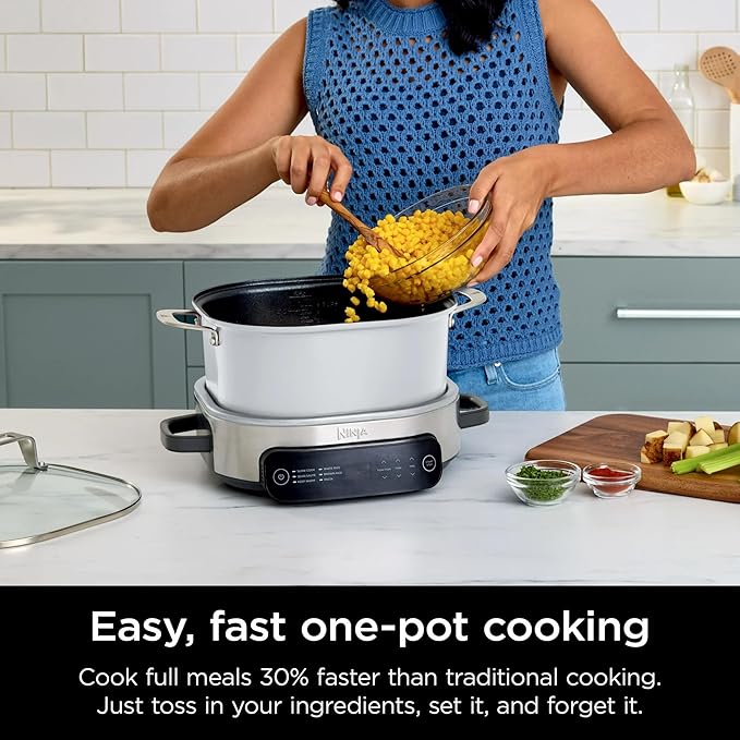Ninja Foodi 6.5 Qt Everyday PossibleCooker Pro 8-in-1 Multi-Cooker with Slow Cook and Sear Functions