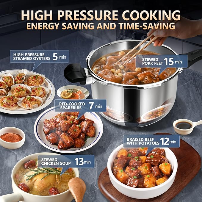 Pressure Cooker Stainless Steel ollas de presión para cocinar stovetop pressure cookers 4.22qt olla de presion rice cooker mini pressure cookers stainless steel small pressure cooker