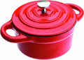 ibili Round Mini Casserole, Red, 10 x 4.5 cm