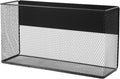 Black Magnetic Basket for Refrigerator, Black Magnetic Basket Organizer Magnetic Spice Rack, Magnetic Locker Organizer Holder for Kitchen Storage, Magazine, Whiteboard
