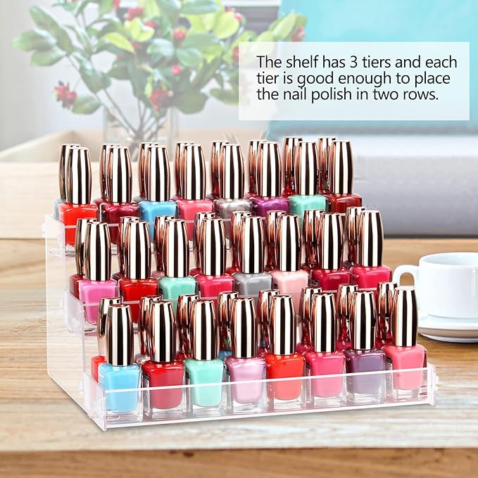 ELEGANTLIFE Spice Rack,No Tool Needed & No Pungent Acrylic Glue Self-derived Snap On Assembly Spice Shelf Pantry Kitchen Cabinet Organizer 10 in for Jars,Baking Supplies & Spice Bottles (3 Tier)