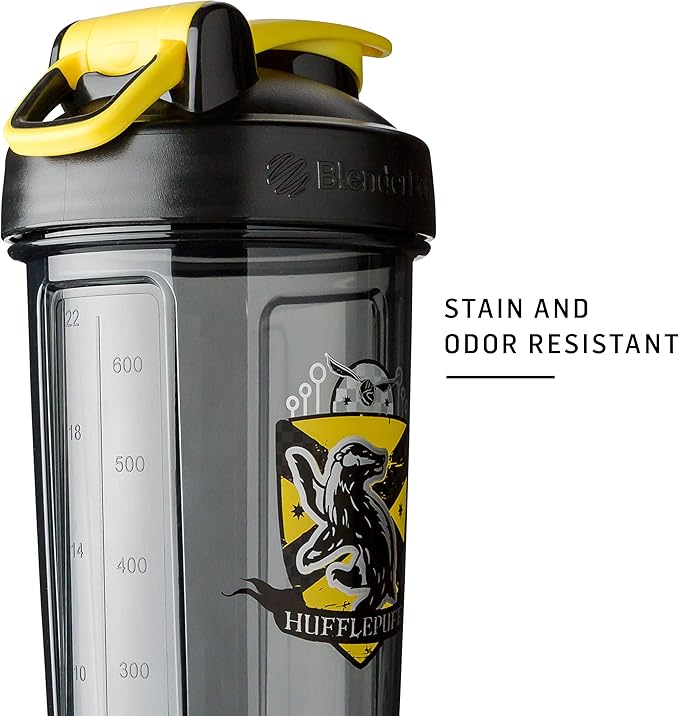 BlenderBottle Harry Potter Shaker Bottle Pro Series Perfect for Protein Shakes and Pre Workout, 28-Ounce, Bolt & Glasses