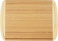 Totally Bamboo Kona Groove Bamboo Carving & Cutting Board, 18" x 12-1/2"