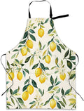 Kitchen Apron with Pocket,Waterproof Adjustable Neck and Long Ties, Cooking Baking Gardening Painting Apron for Women