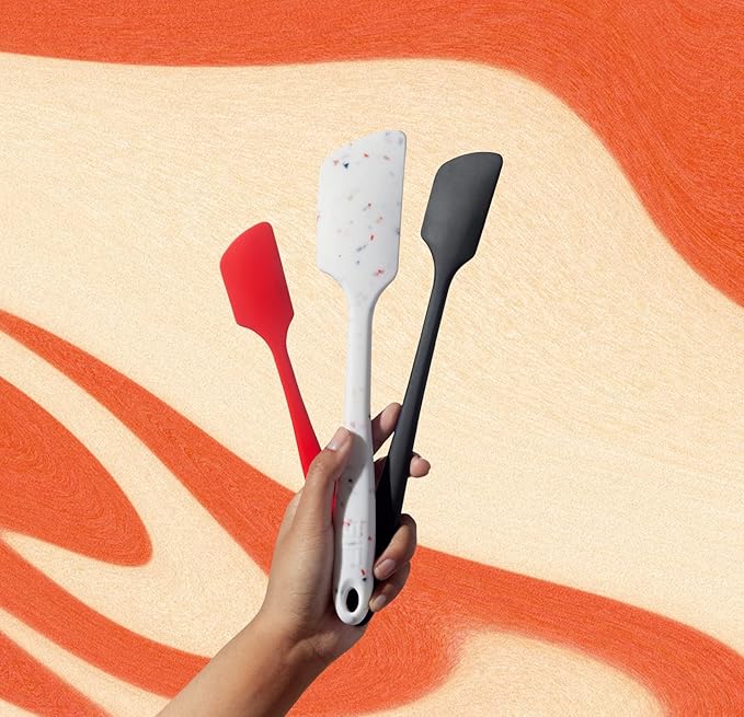 GIR: Get It Right Silicone Kitchen Spatula - Non-toxic Cooking Utensils for Nonstick Cookware, Cooking and Baking (Red, Ultimate)