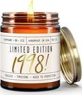 27th Birthday Gifts for Women - 'Limited Edition 1998' Soy Candle, w/Champagne on Ice I 27 Birthday Gifts for Women I 27th Gift for Her Ideas I 9oz Reusable Jar, 50Hr Burn, Made in USA