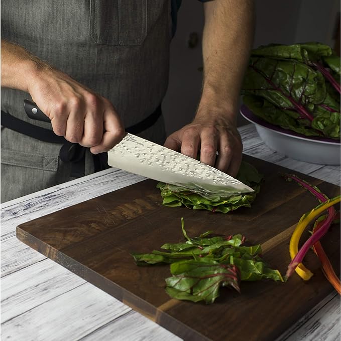 Kai PRO 3 Piece Starter Set, Includes 8" Chef, 3.5" Paring & 6" Utility Knives, Hand Sharpened Knife Set, Japanese AUS6M Stainless Steel Blades, Full-Tang POM Handles, NSF Certified