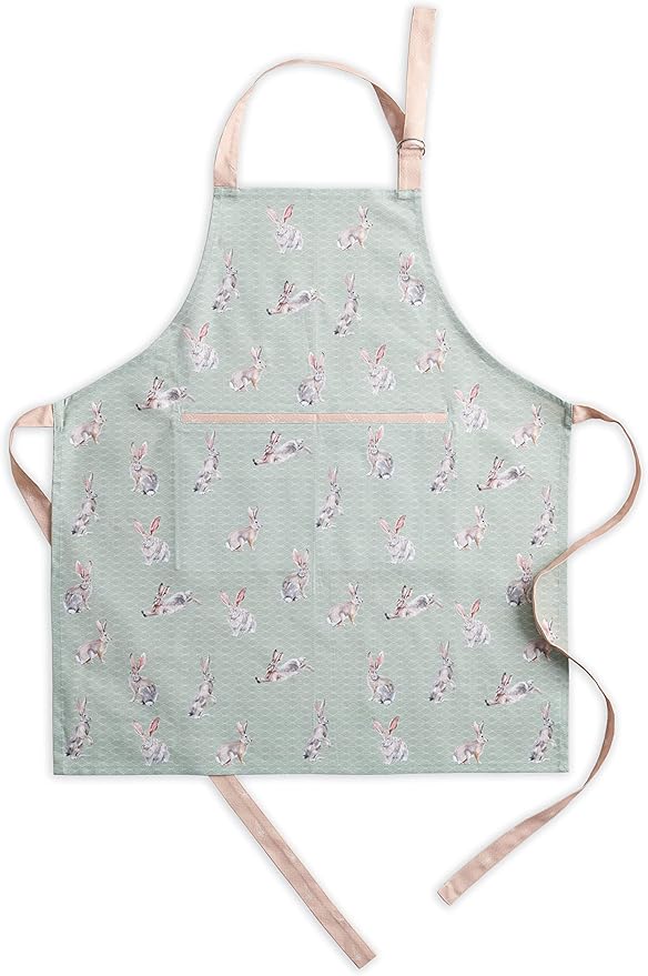 Maison d' Hermine 100% Cotton Apron for women with Pocket Kitchen Chef Apron for Men Cooking Gardening Server Waitress