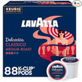 Lavazza Dolcevita Classico Keurig K-Cup® Pods, Medium Roast, Arabica and Robusta Blend (88 Pods)