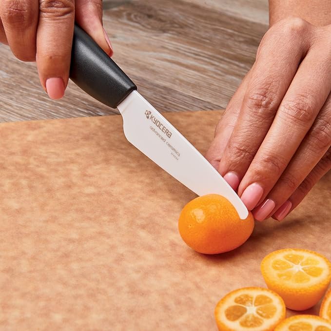 KYOCERA 2-Piece Ceramic Knife Set 5.5" Santoku and 3" Paring Knife