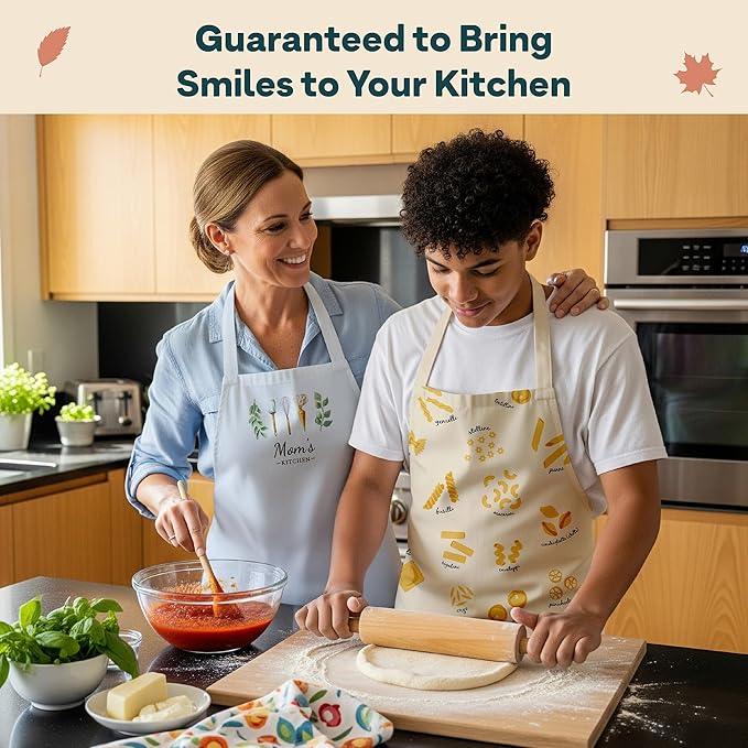 Winslow & Brody Personalized Kitchen Aprons for Cooking - USA Made - Gift for Loved Ones - Apron for Women and Men