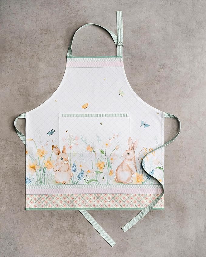 Maison d' Hermine 100% Cotton Apron for women with Pocket Kitchen Chef Apron for Men Cooking Gardening Server Waitress