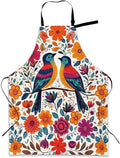 Apron with Pockets for Women, Adjustable Kitchen Cooking BBQ Chef Apron, Gifts for Mom Birthday, or Holidays