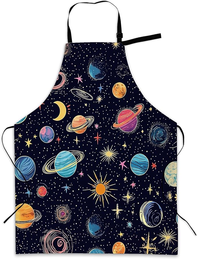 Adjustable Kitchen Apron with Pockets for Women and Men,Soft Chef Apron for Cooking, BBQ, and Grill