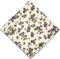 21x21 inches 100% Cotton Bandana for Women - Soft Square Scarf, Multi-Purpose Head Covering, Hair Bandana
