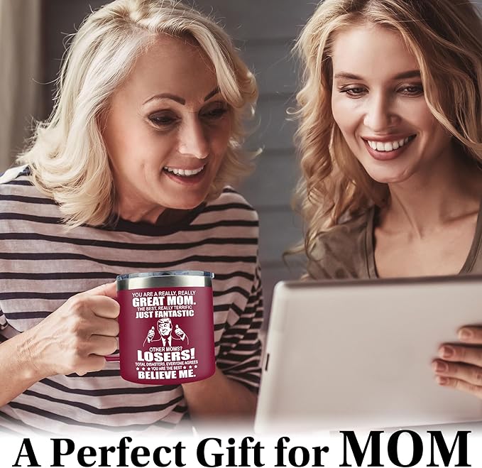 Gifts for Mom from Daughter, Son - Christmas Gifts for Mom, Wife, Women - Moms Birthday Gift Ideas, Cool Birthday gifts for Moms, Mothers - Best mom Mug, Funny moms Coffee Mug 14oz