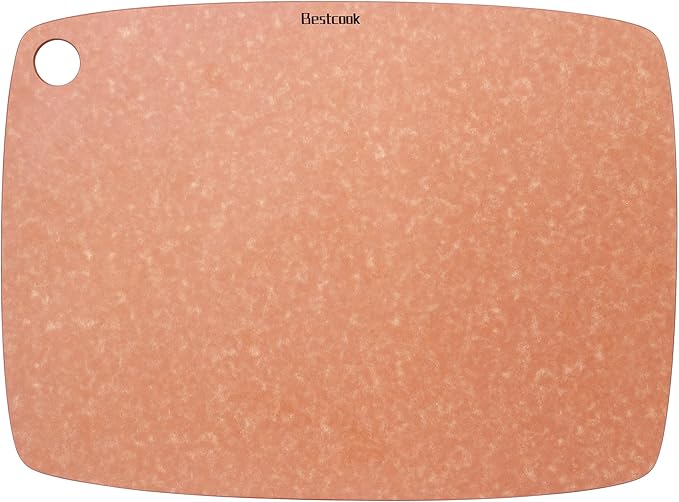 Wood Fiber Cutting Board for Kitchen - High Density, Non-Porous, BPA-Free, Reversible Chopping Board, Dishwasher Safe, Knife-Friendly Cutting Board for Meat, Bread, Fruit, 11.8" x 9.3", Wooden