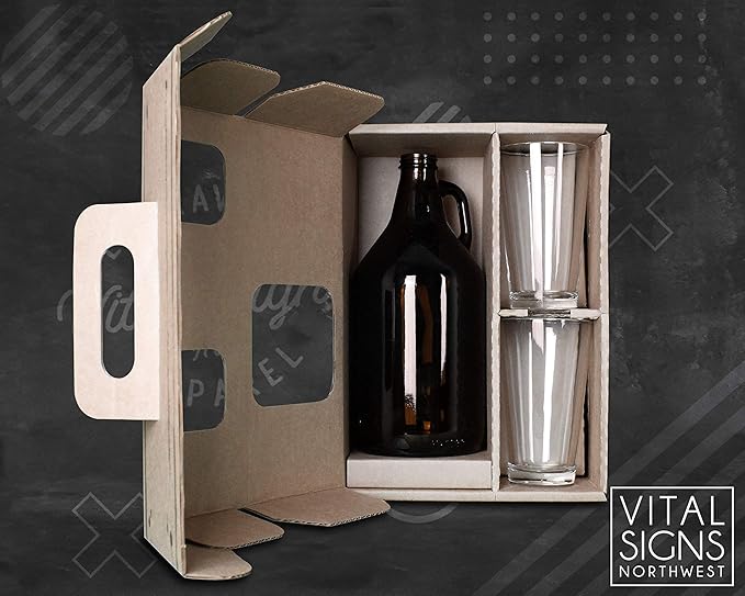 Tennis Coach Beer Glasses - Tennis Coach Gifts Personalized Coach Pint Glass Engraved Coach Award Basketball Beer Glass End of Season Gifts Coach (Tennis, Growler Gift Box)