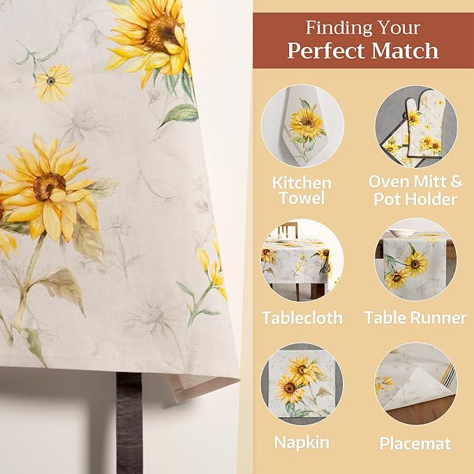 Maison d' Hermine 100% Cotton Apron for women with Pocket Kitchen Chef Apron for Men Cooking Gardening Server Waitress