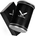 YOHO Rolling Knife Sharpener Kit, Upgraded Knife Sharpeners Industry Diamond Knife Sharpening Kit Tool Kitchen Knife Sharpener with 15 and 20 Degree Magnetic Angle Base for Kitchen Knives - Gifts