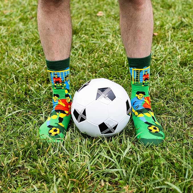 Lavley Funny Socks for Sports Fans and Players - Cool Novelty Gifts for Men, Women, & Teens