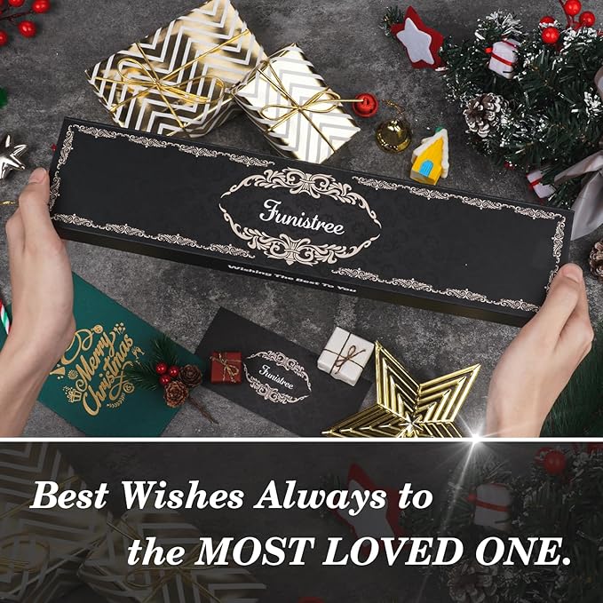 1 Year Anniversary Paper Gifts for Boyfriend, 1st Anniversary Present for Men Him Husband, 8 inch Pro German Chef Knife, One Year Kitchen Knife Gift Set, Best First Year Christmas Birthday Him Gifts