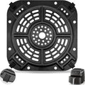 GCQ Air fryer Accessories for Ninja 5QT 4 in 1 Pro AF141, 8.5''×8.5'' Air Fryer Grill Pan Grill Plate Crisper Plate Replacement Parts Tray Rack for Ninja 5QT 5 in 1 Air Fry Max AF142, Dishwasher Safe