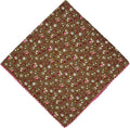 21x21 inches 100% Cotton Bandana for Women - Soft Square Scarf, Multi-Purpose Head Covering, Hair Bandana