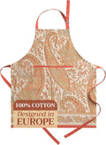 Maison d' Hermine 100% Cotton Apron for women with Pocket Kitchen Chef Apron for Men Cooking Gardening Server Waitress