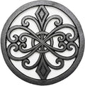 Sungmor Heavy Duty Cast Iron Round Metal Trivet,Rustproof Black Racks Stands Holders for Hot Pans or Teapot,Kitchen or Dinning Table Decorations