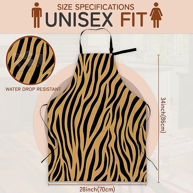 Adjustable Kitchen Apron with Pockets for Women and Men,Soft Chef Apron for Cooking, BBQ, and Grill
