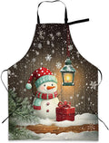 Cooking Aprons for Men and Women,Adjustable Bib Chef Apron with 2 Pockets, Soft and Durability Kitchen Apron