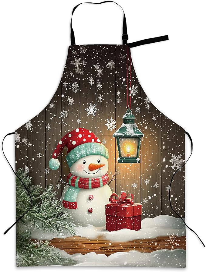 Cooking Aprons for Men and Women,Adjustable Bib Chef Apron with 2 Pockets, Soft and Durability Kitchen Apron