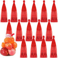 Windyun 1500 Pcs 20 Inch Mesh Produce Bags Reusable Nylon Netting Bulk, Fits Storage Egg Vegetable Seafood Fruits Grocery Bags (Red)