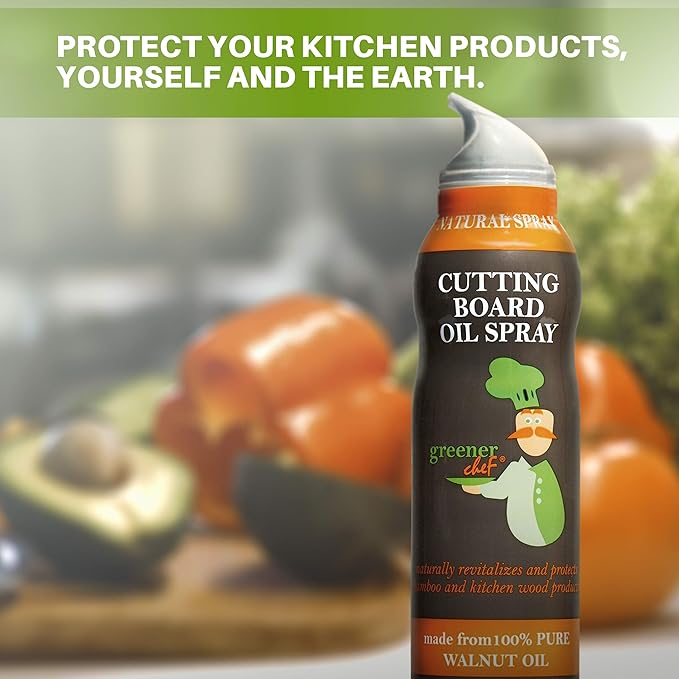 Greener Chef Cutting Board Oil Spray - 2 Pack