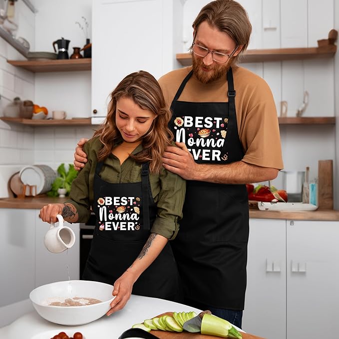 Funny Cafeteria Crew Aprons with Pockets, Cafeteria Worker Staff Appreciation Gifts