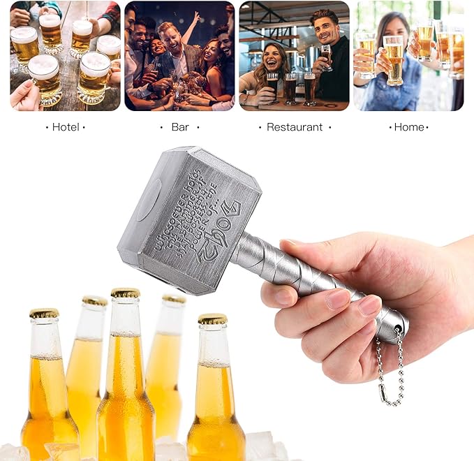 Bottle Opener, Stocking stuffers, Christmas Gifts for Dad, Men, Him, Husband, Boyfriend
