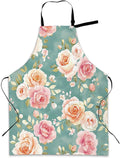 Adjustable Kitchen Apron with Pockets for Women and Men,Soft Chef Apron for Cooking, BBQ, and Grill