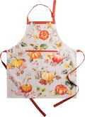 Maison d' Hermine 100% Cotton Apron for women with Pocket Kitchen Chef Apron for Men Cooking Gardening Server Waitress
