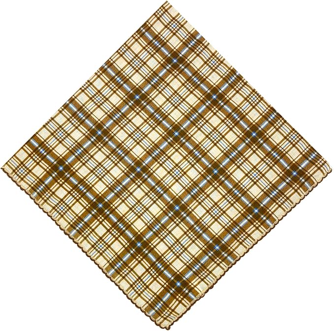 21x21 inches 100% Cotton Bandana for Women - Soft Square Scarf, Multi-Purpose Head Covering, Hair Bandana