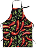 Kitchen Apron with Pocket,Waterproof Adjustable Neck and Long Ties, Cooking Baking Gardening Painting Apron for Women