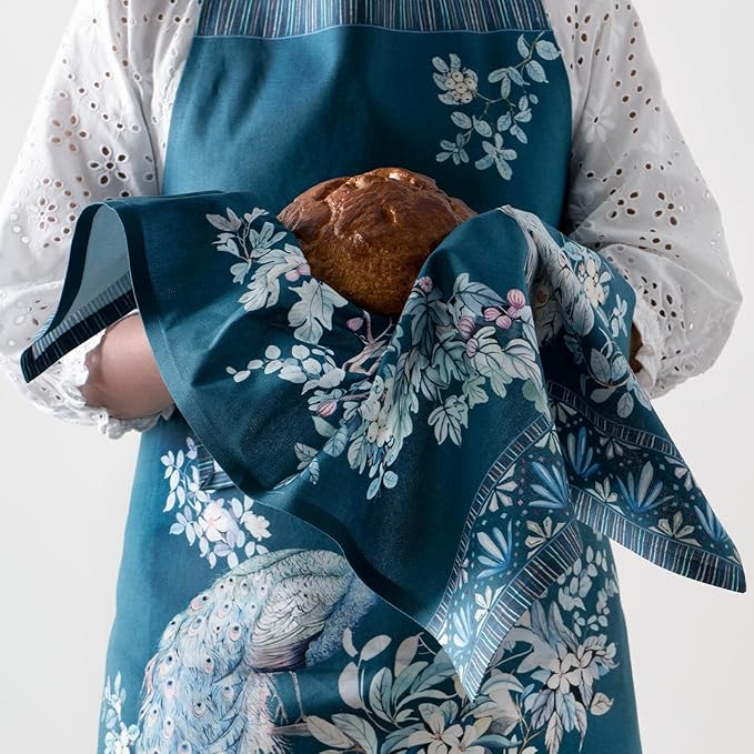 Maison d' Hermine 100% Cotton Apron for women with Pocket Kitchen Chef Apron for Men Cooking Gardening Server Waitress