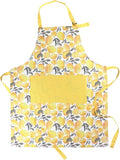 Adjustable Designer Kitchen Apron for Adults | Cotton Cooking Apron with Pockets and Adjustable Neck Buckle