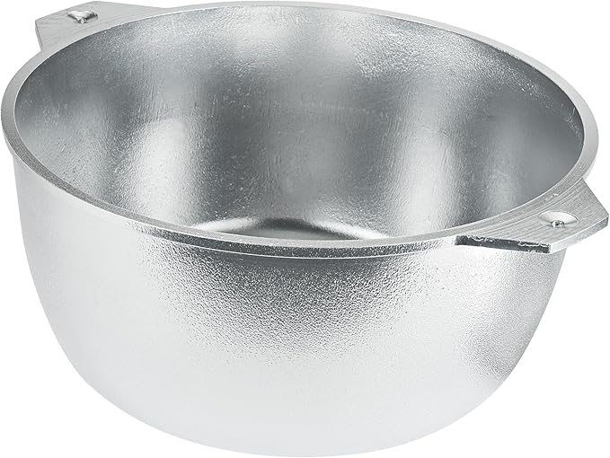 Traditional Cast Aluminum Pilaf Pot, Large Capacity, Coating-Free, Even Heat & Fast Cooking Dutch Oven with Lid for Searing, Stews & Rice (18L)